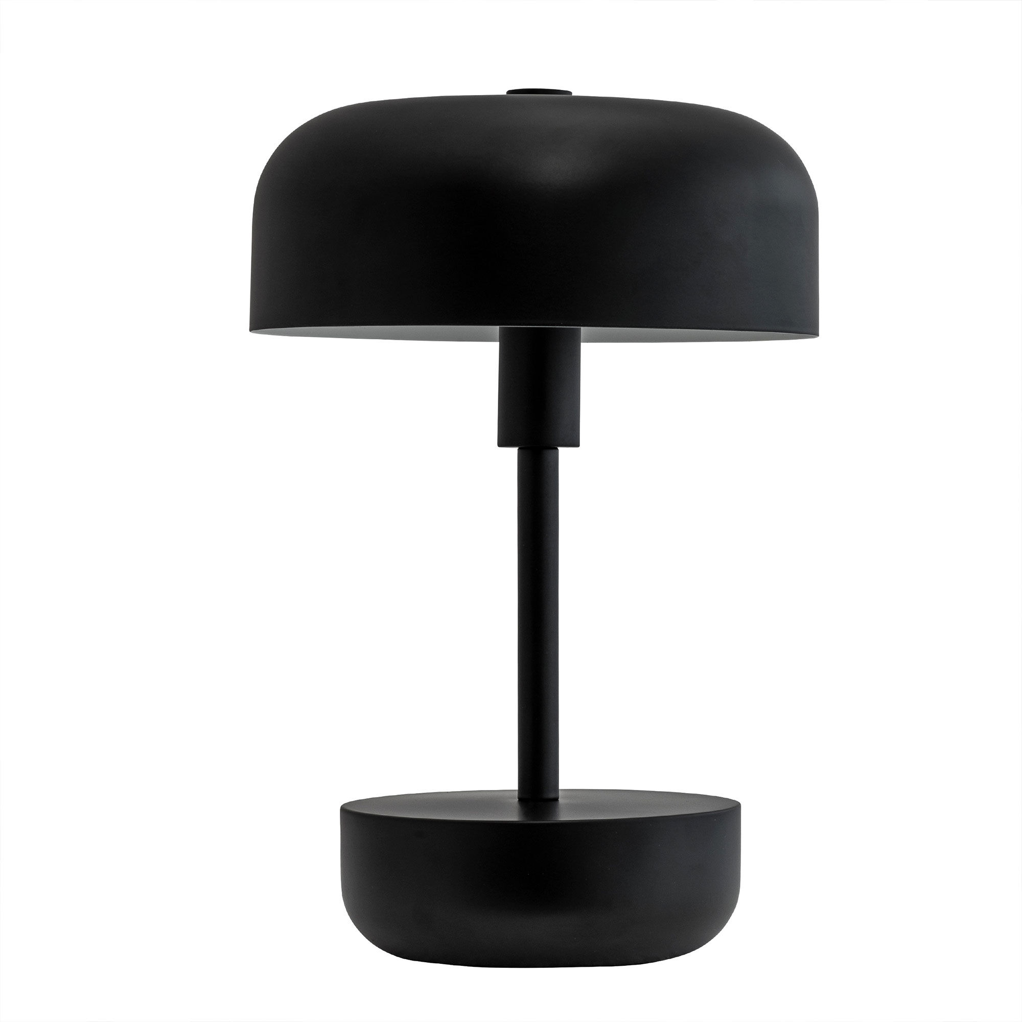 Dyberg larsen Haipot genopladelig LED bordlampe, sort