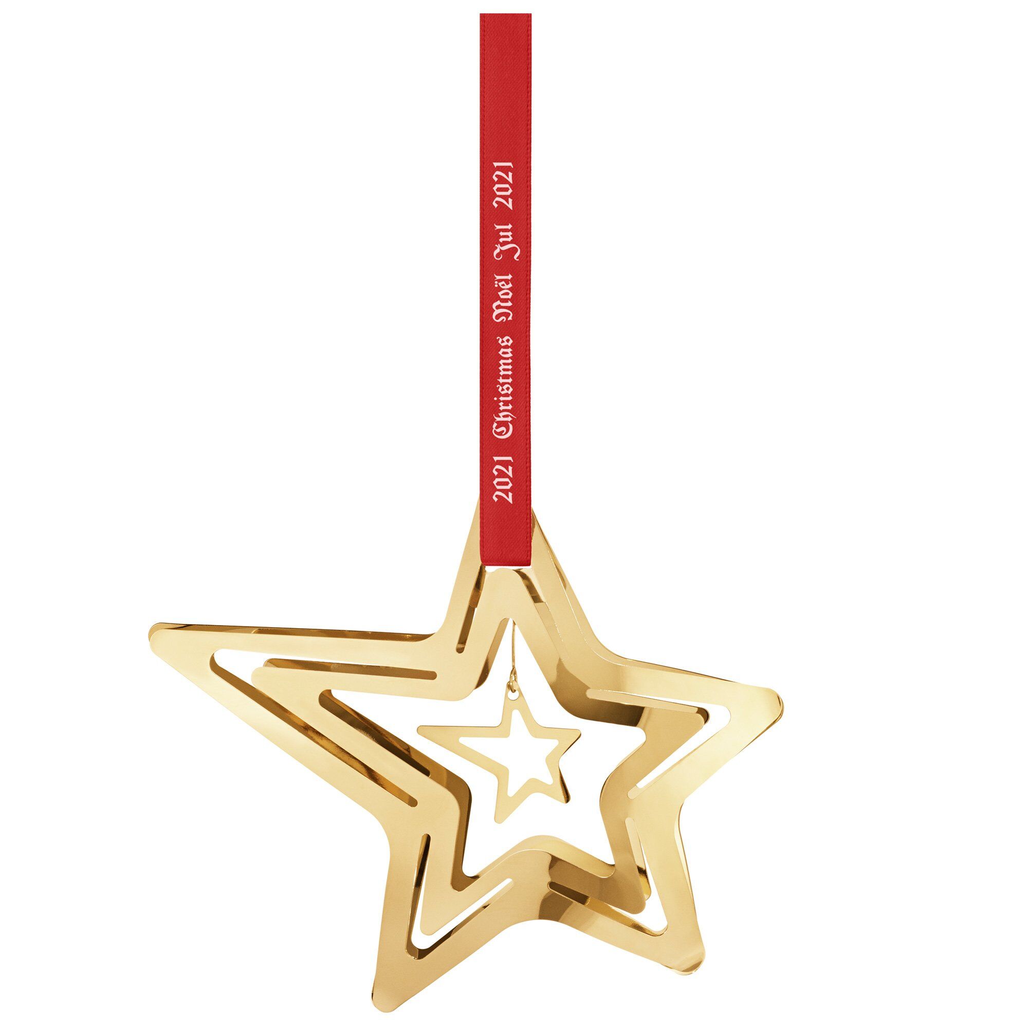 Georg jensen 2021 julestjerneskud, guld