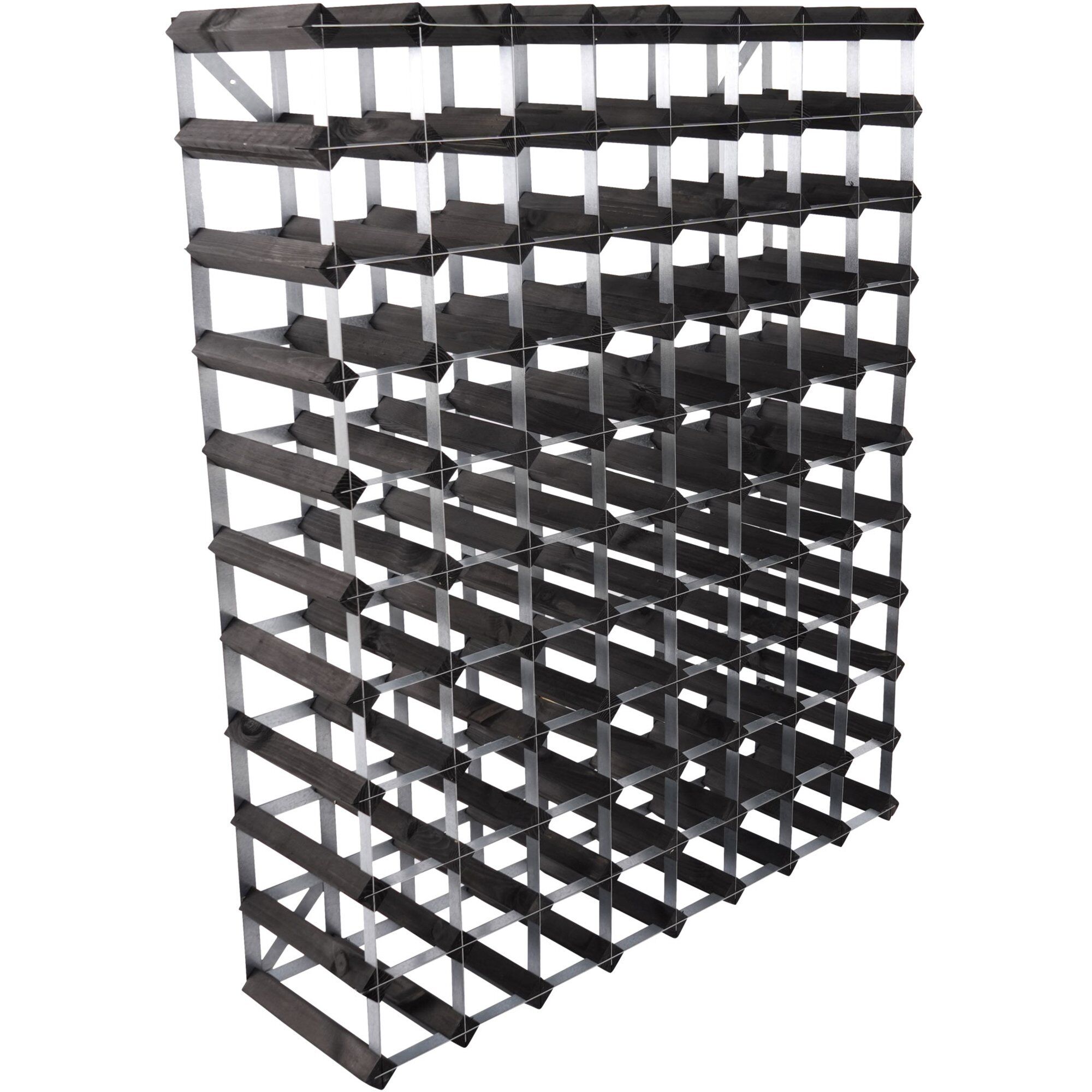 Traditional wine rack Vinstativ Black Ash 90 Flasker