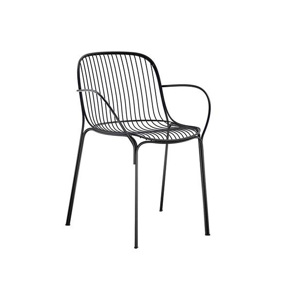 Kartell Hiray havestol med armlæn - Sort  : Erling Christensen Møbler