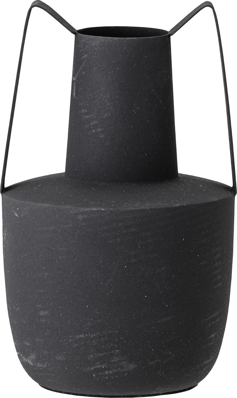 Gulvvase Bloomingville Itamar metal sort Ø12,5 x H20,5 cm