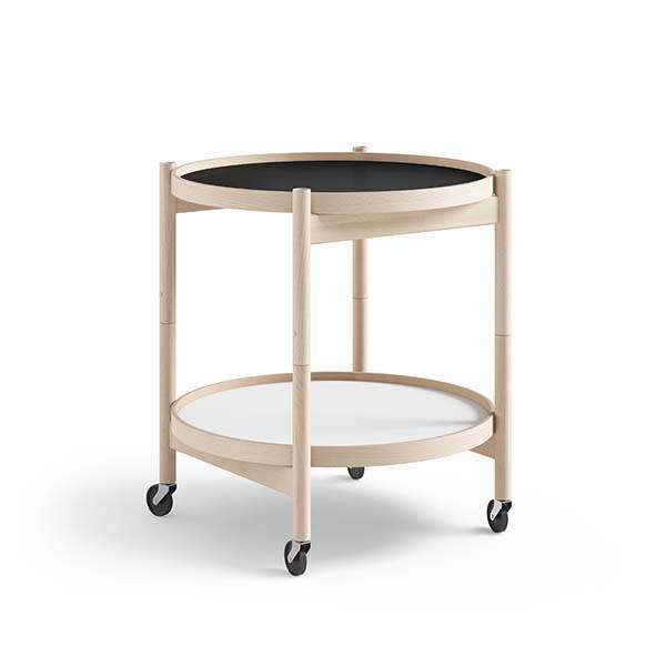 Brdr. Krüger Bølling bakkebord 50 cm. - bøg ubehandlet - Bakke 1: Base / Bakke 2: Base  : Erling Christensen Møbler
