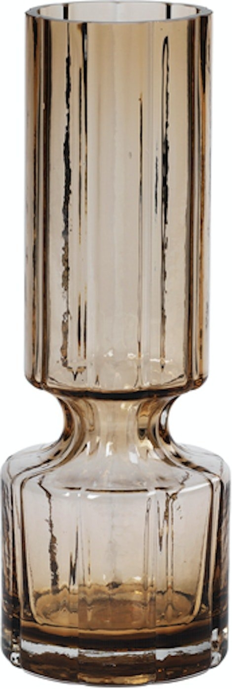 Vase Broste Copenhagen Hyacint i mundblæst glas Ø10xH28,3 cm Orange