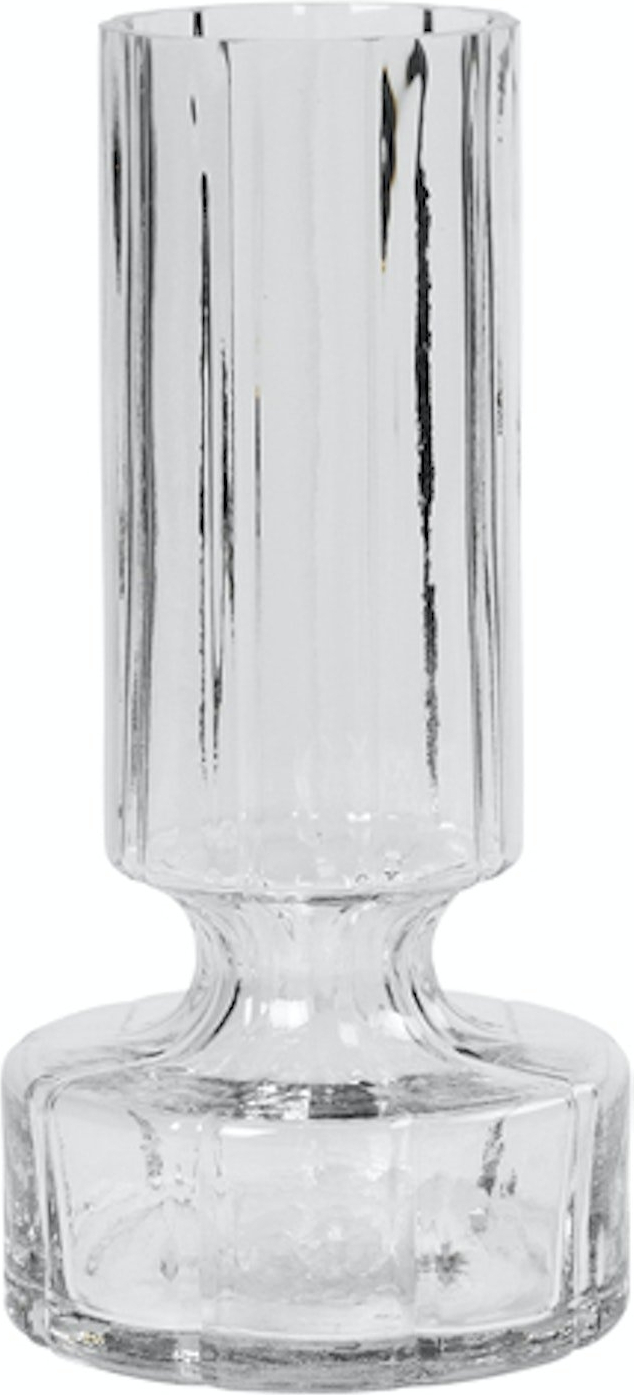 Vase Broste Copenhagen Hyacint mundblæst glas klar Ø12 x H24,9 cm