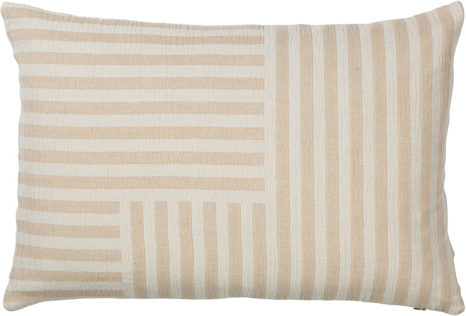 Pudebetræk / Pudeovertræk Broste Copenhagen Frankie 40Ã60 cm Beige Bomuld