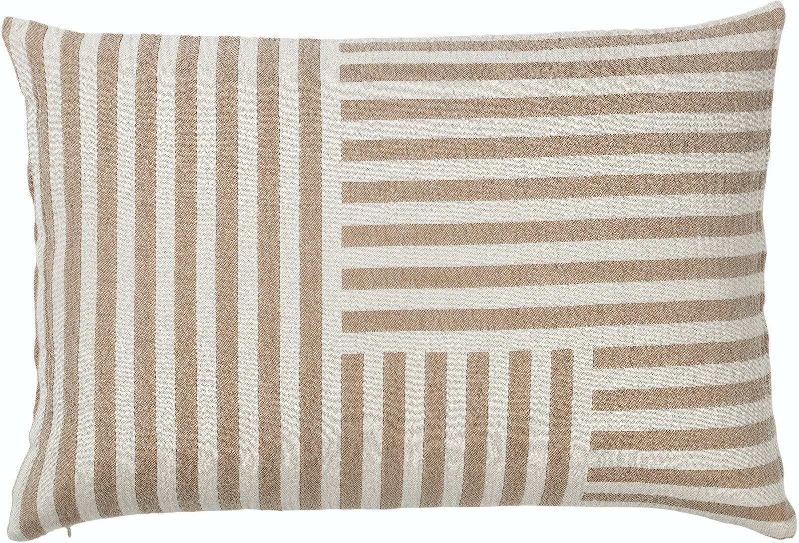 Pudebetræk Broste Copenhagen Frankie 40x60 cm brun økologisk bomuld