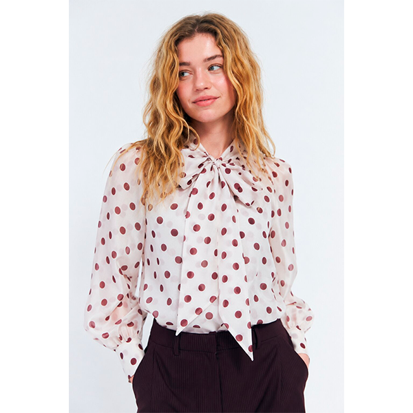 CrÄs Cras Ethelcras Shirt - Grape Dot : Erling Christensen Møbler  : Erling Christensen Møbler