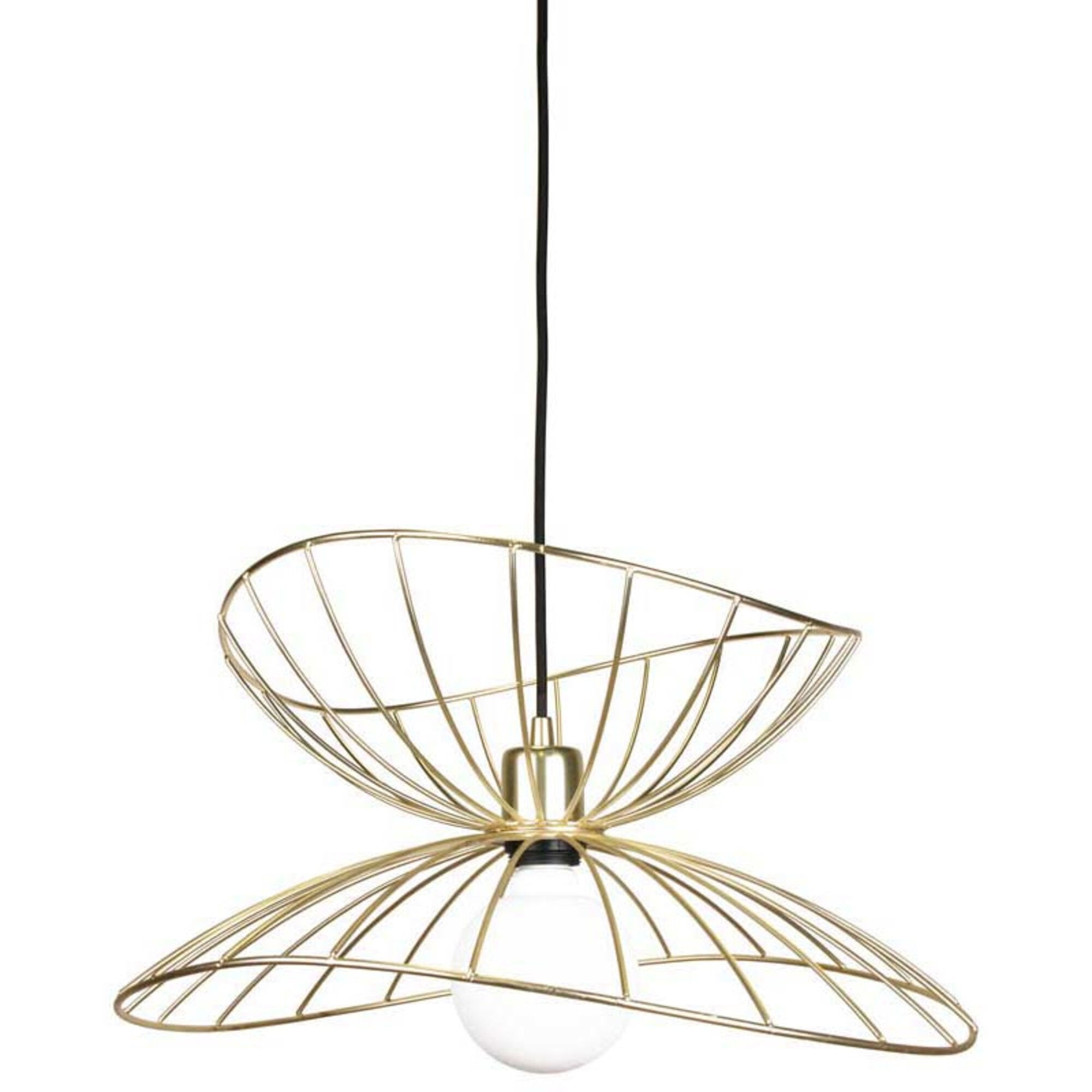 Globen lighting Pendant Ray 45 Lampe, Børstet messing