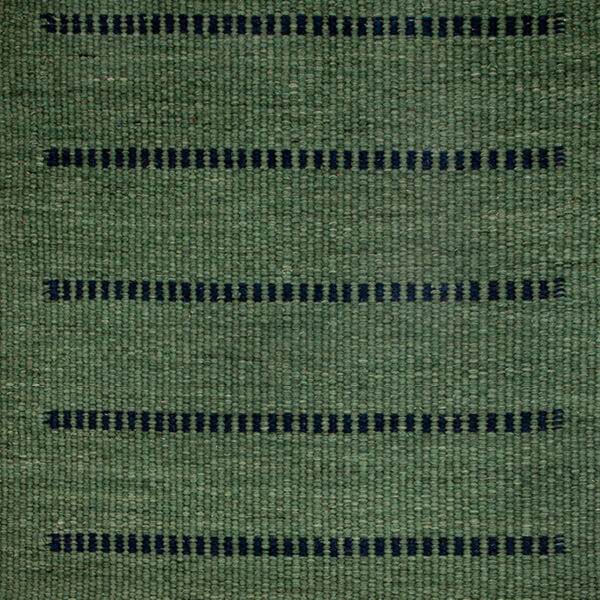 C Olesen C. Olesen Kelim tæppe - Mista Stripe - 140 x 200 cm - Cactus/Denim : Erling Christensen Møbler  : Erling Christensen Møbler