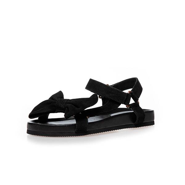 Copenhagen Shoes Sky and Diamond 24 suede sandal - Black  : Erling Christensen Møbler