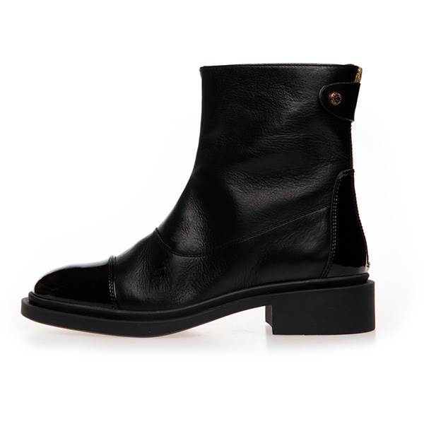 Copenhagen shoes AS YOU SEE - PATENT TOE støvle - Black  : Erling Christensen Møbler