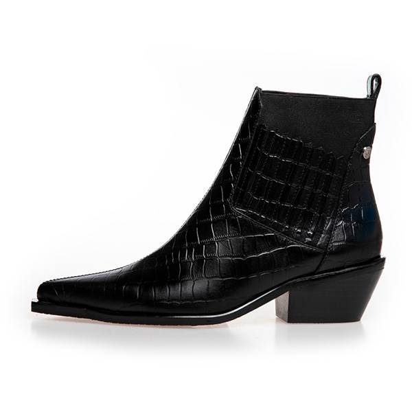 Copenhagen shoes  THE WALKING BOOT, leather - Black  : Erling Christensen Møbler
