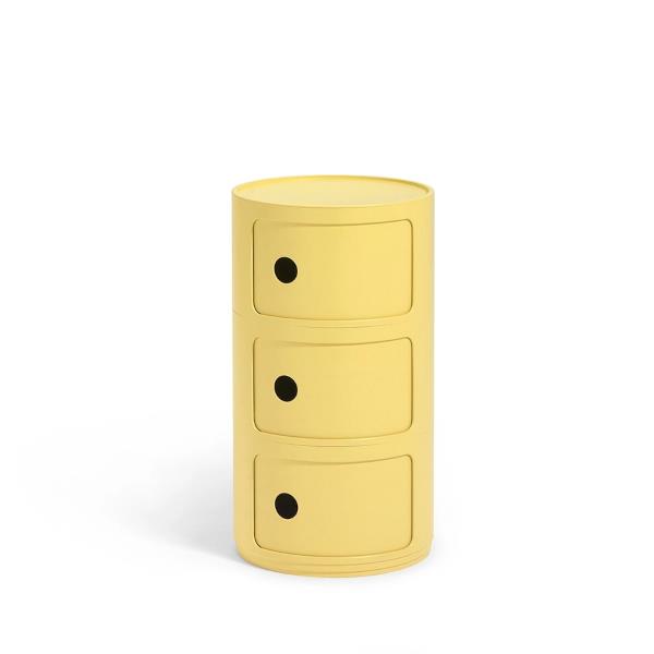 Kartell Componibili Bio - 3 rum - Yellow  : Erling Christensen Møbler