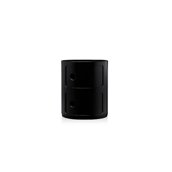Kartell Componibili Classic - 2 rum - Black  : Erling Christensen Møbler
