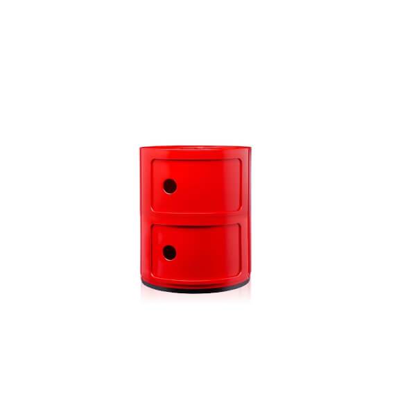 Kartell Componibili Classic - 2 rum - Red  : Erling Christensen Møbler
