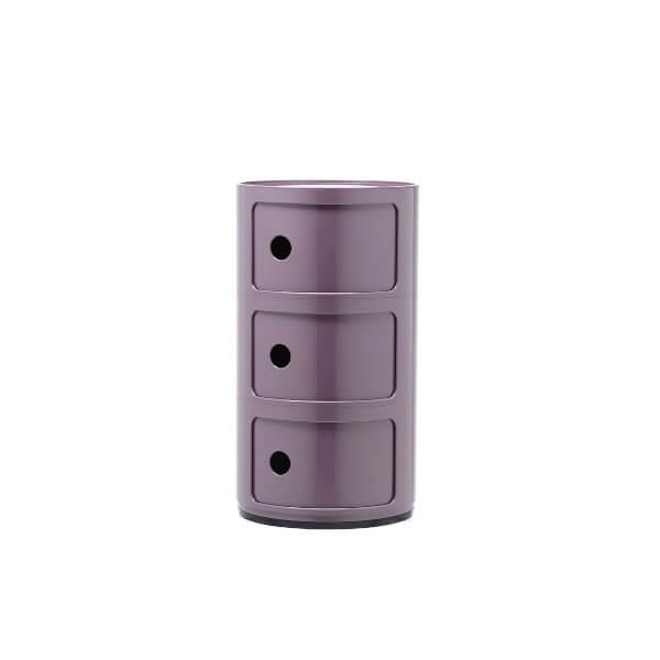 Kartell Componibili Classic - 3 rum - Violet  : Erling Christensen Møbler