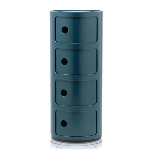 Kartell Componibili Classic - 4 rum - Blue  : Erling Christensen Møbler