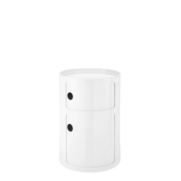Kartell Componibili Classic - Ø42 cm - Lav - 2 rum  : Erling Christensen Møbler