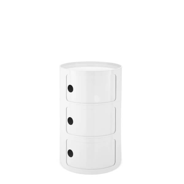 Kartell Componibili Classic - Ø42 cm - 3 rum  : Erling Christensen Møbler
