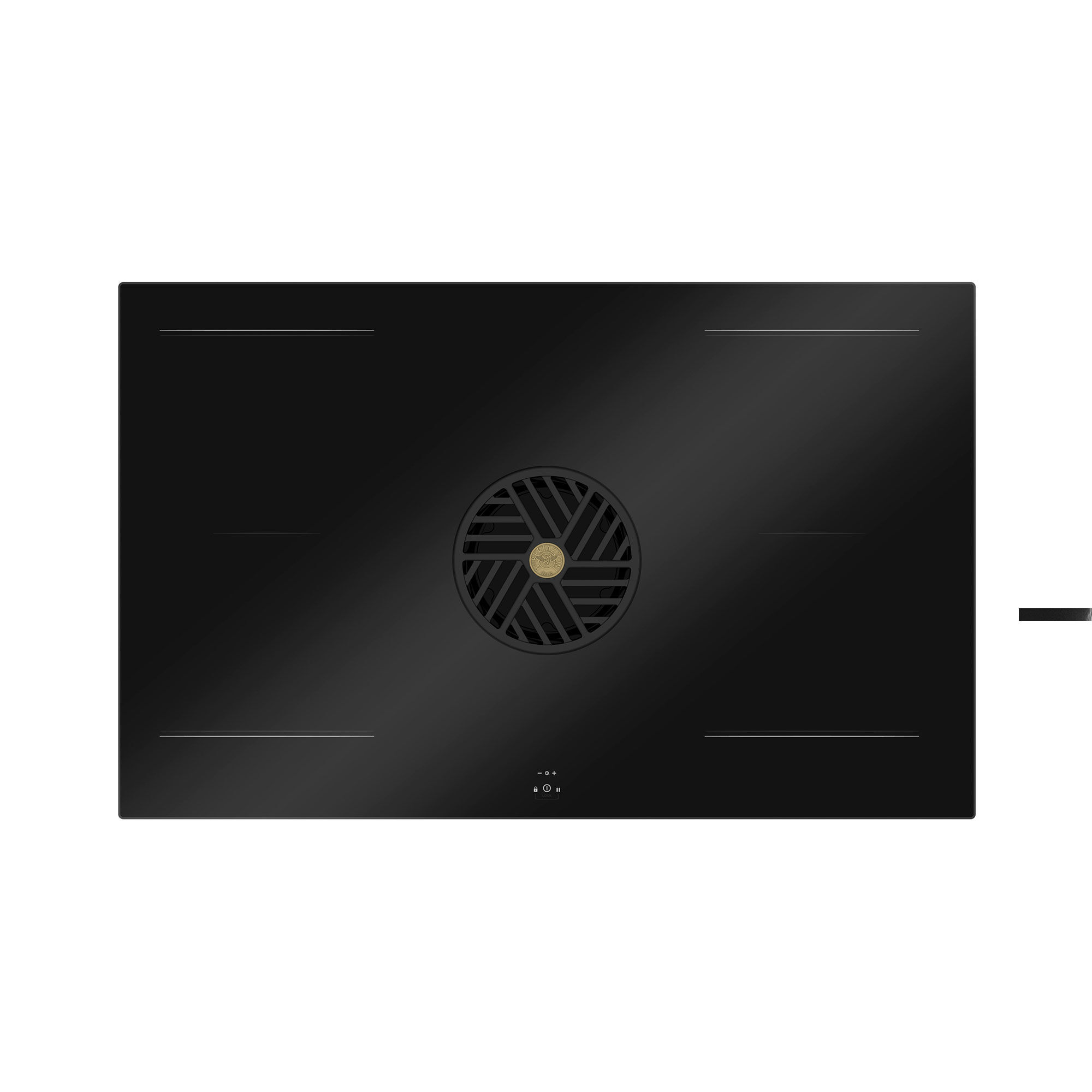 Bertazzoni P804ICH2M30NT Induktionskogeplade med indbygget emhætte 83 cm, 4 zoner, flex