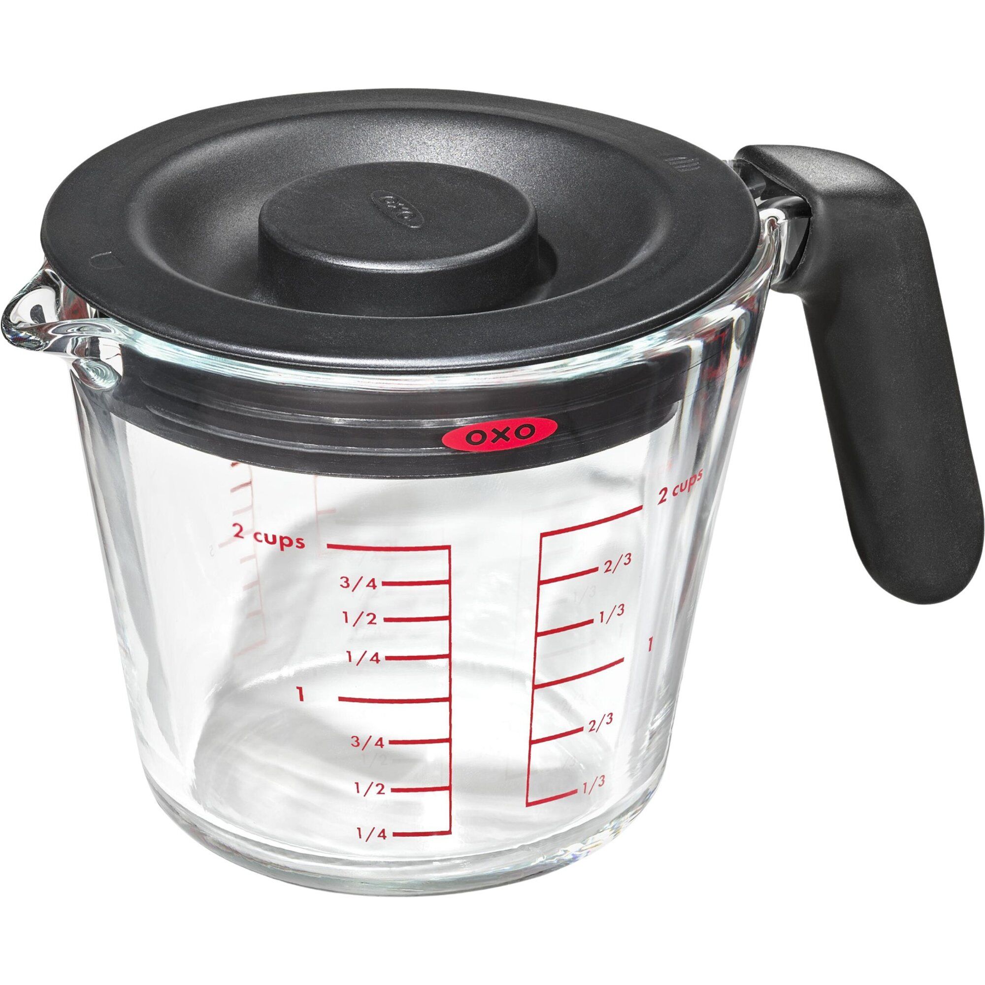 Oxo Målebæger med låg 0,5 liter, glas