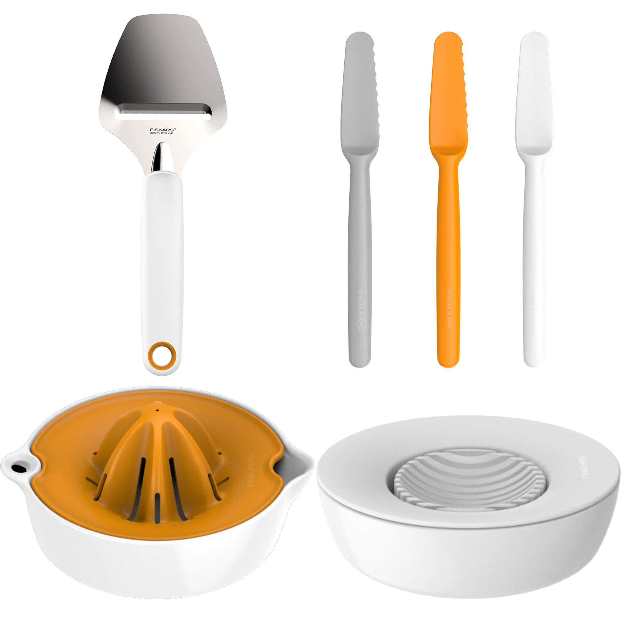 Fiskars Morgenbordets redskabssæt, 4 dele