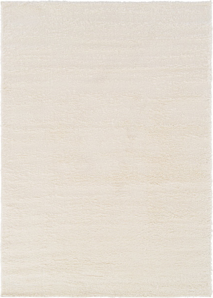 Gulvtæppe Loomery Parma 150x80 cm elfenben heatset frise shaggy polyester tæppe barfodskomfort