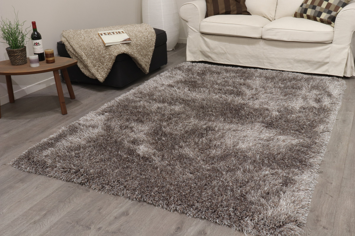 Gulvtæppe/tæppe Loomery Soho askefarvet 230Ã160 cm polyester