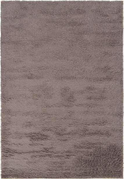 Gulvtæppe Loomery Parma frise-shaggy 150x80 cm brungrå polyester