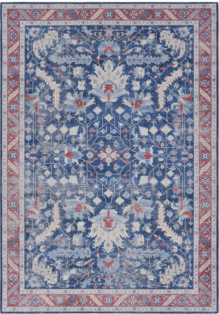Gulvtæppe Loomery Fenix 160x230 cm flerfarvet vintage arabeskmønster