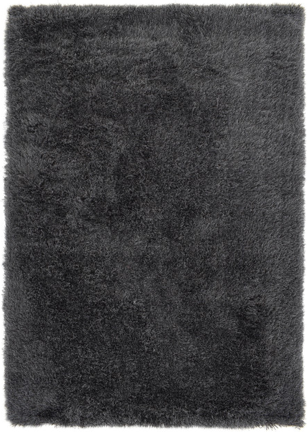 Gulvtæppe Loomery Soho antracit shaggy polyester 200 x 290 cm