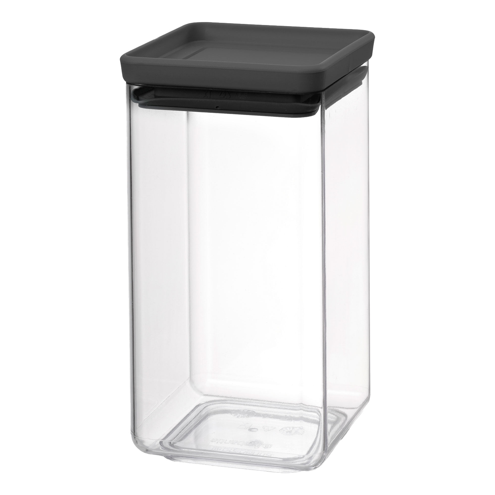 Brabantia Tasty+ opbevaringsbeholder 1,6 liter, mørkegrå