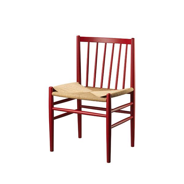 FDB Møbler - J80 spisebordsstol - Bøg ruby red  : Erling Christensen Møbler