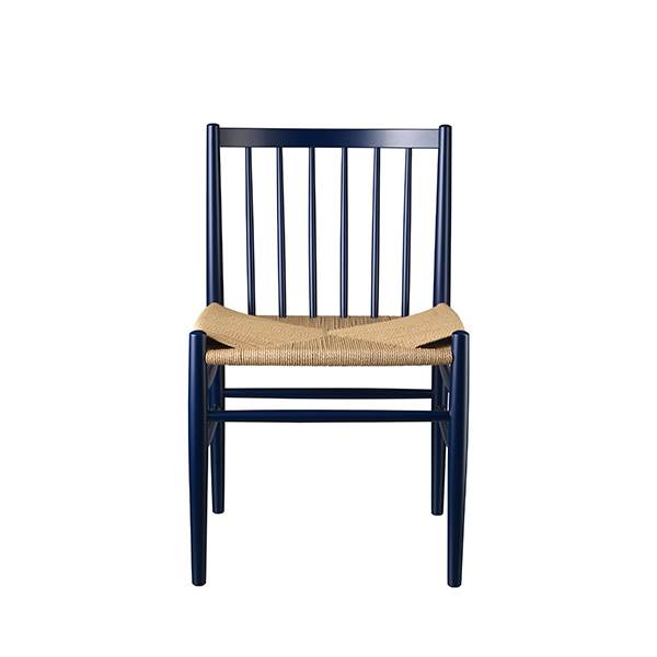 FDB Møbler - J80 spisebordsstol - Bøg steel blue  : Erling Christensen Møbler