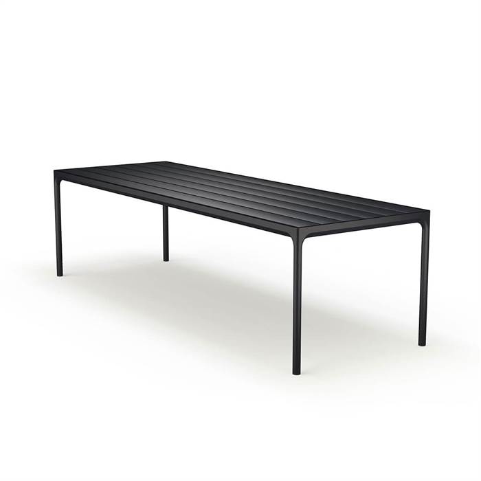 HOUE - FOUR havebord 270x90 cm - Sort  : Erling Christensen Møbler