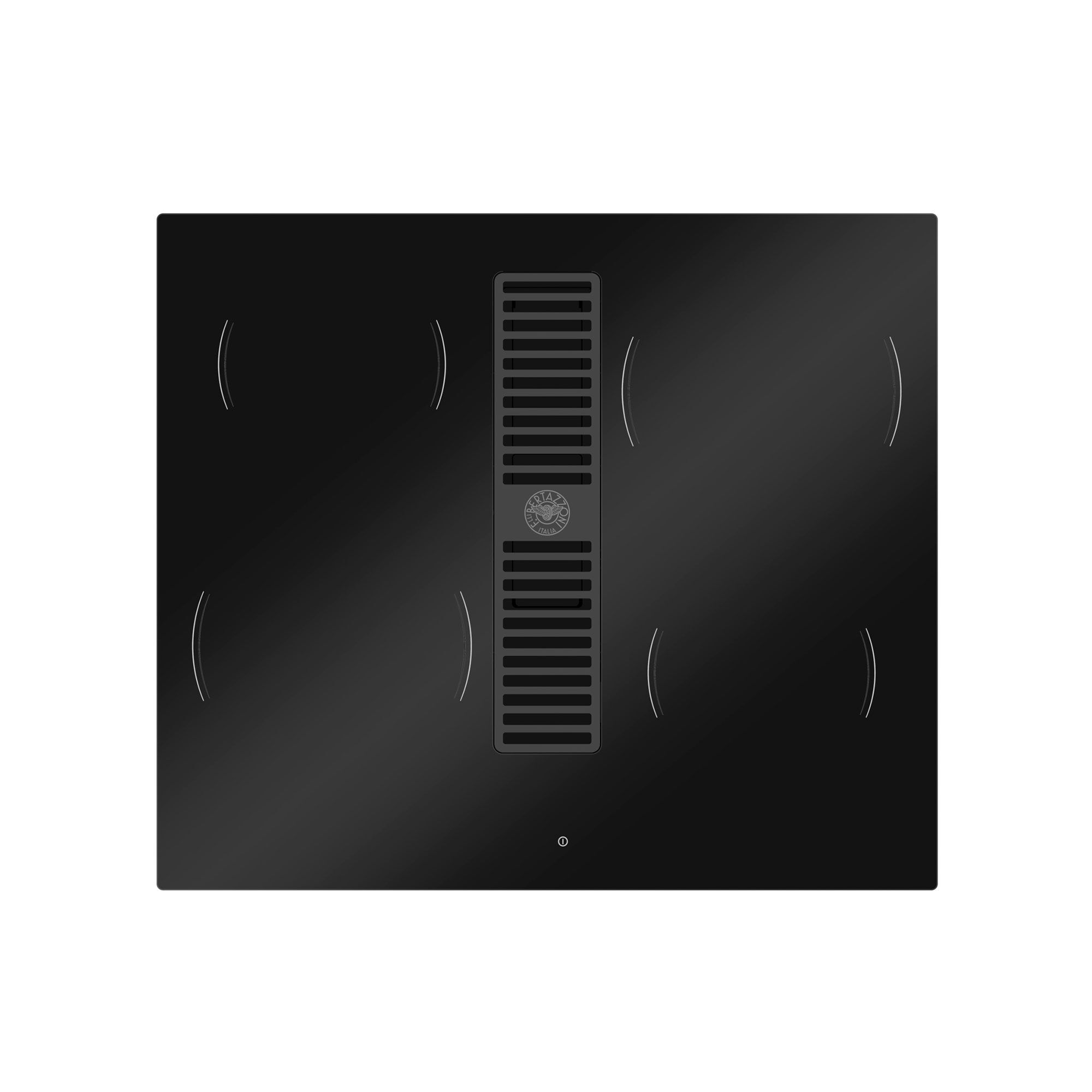 Bertazzoni P604ICH30NP Induktionskogeplade med integreret emhætte 60 cm, 4 zoner