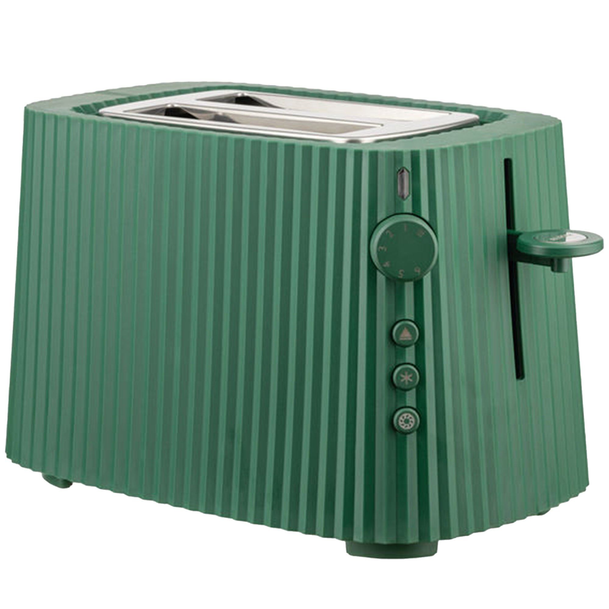 Alessi Plissé brødrister 2 skiver, grøn