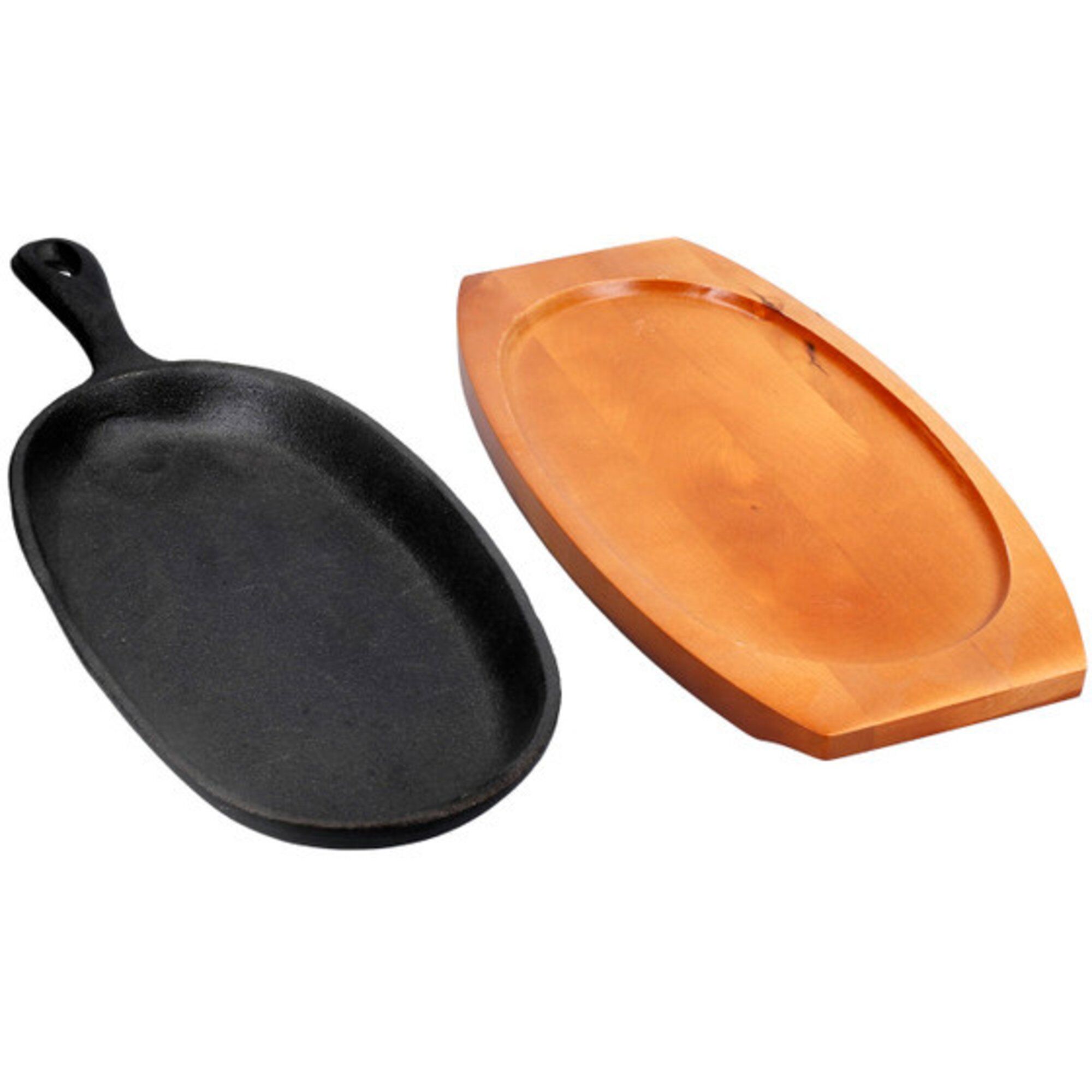 Kitchencraft Støbejernsplade, sort