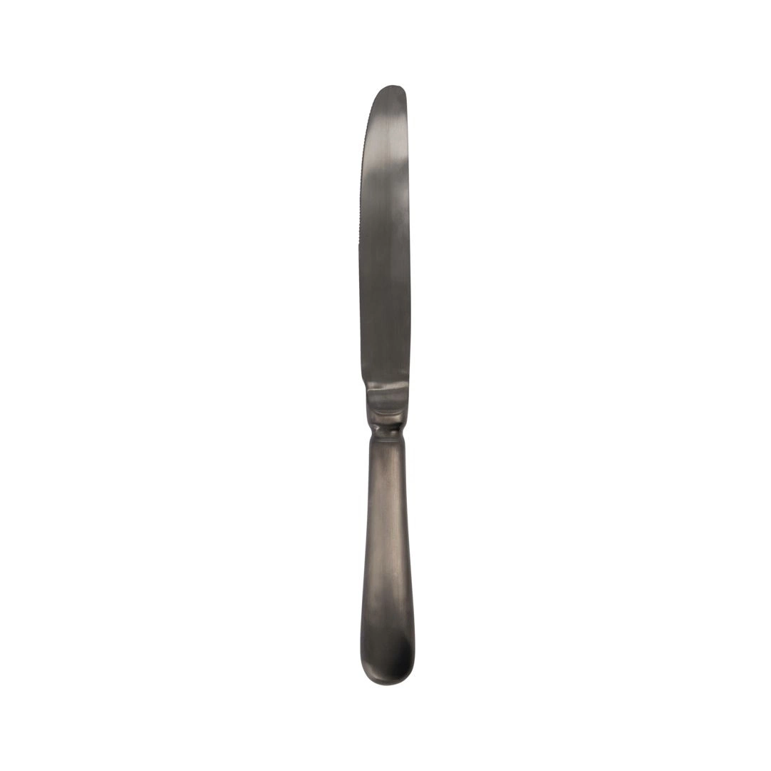 Spisekniv House Doctor Lery gunmetal rustfrit stål L24,5 cm