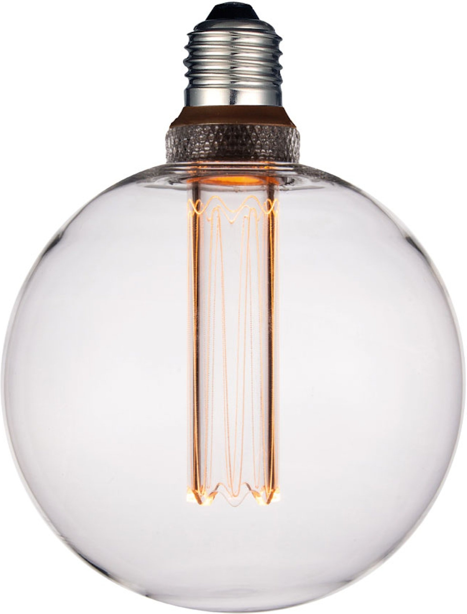 LED-pære E27 Halo Design Colors Mini Globe Klar Glas Ø12,5 cm 5W 3000K