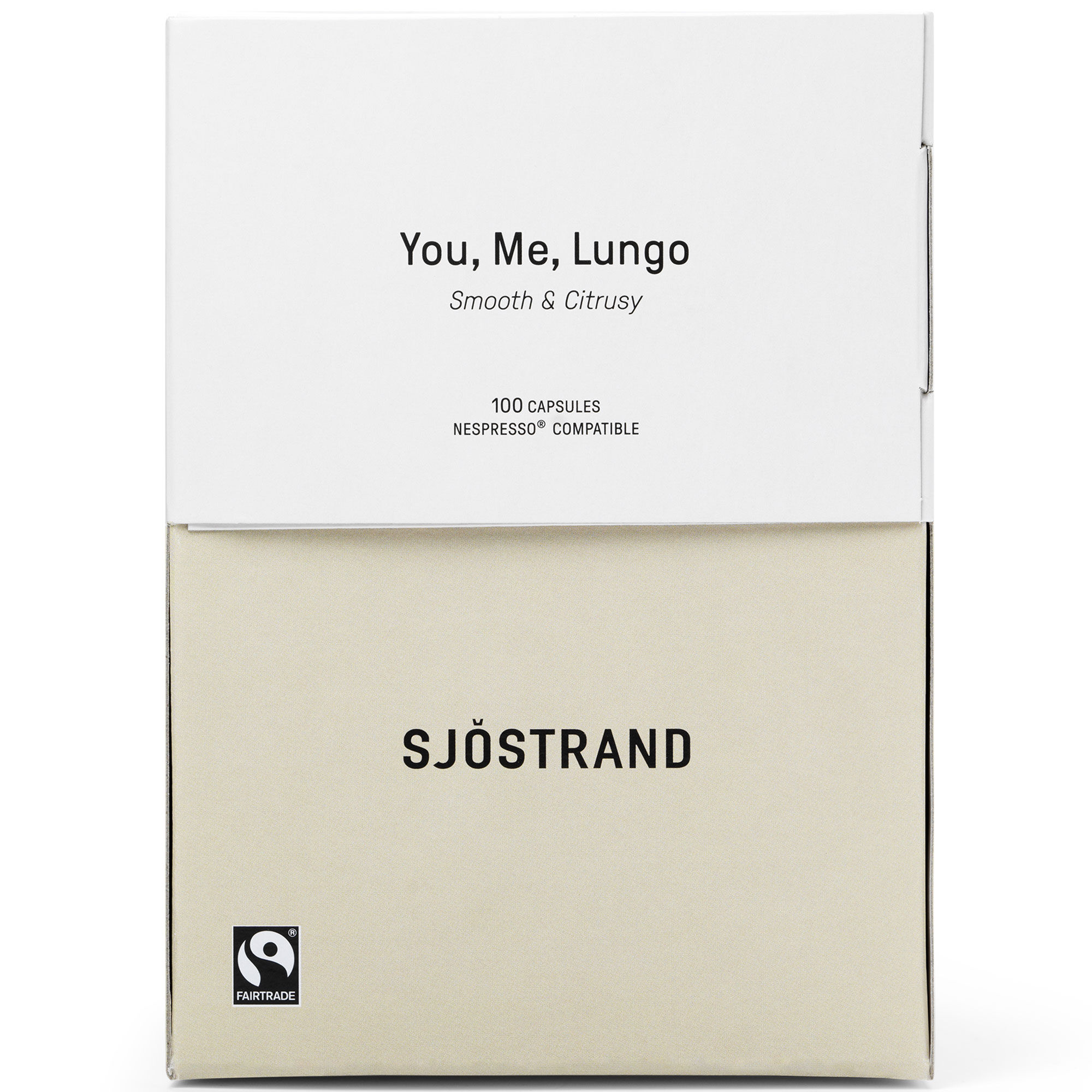 Sjöstrand coffee You, me, Lungo kaffekapsler 100 stk.