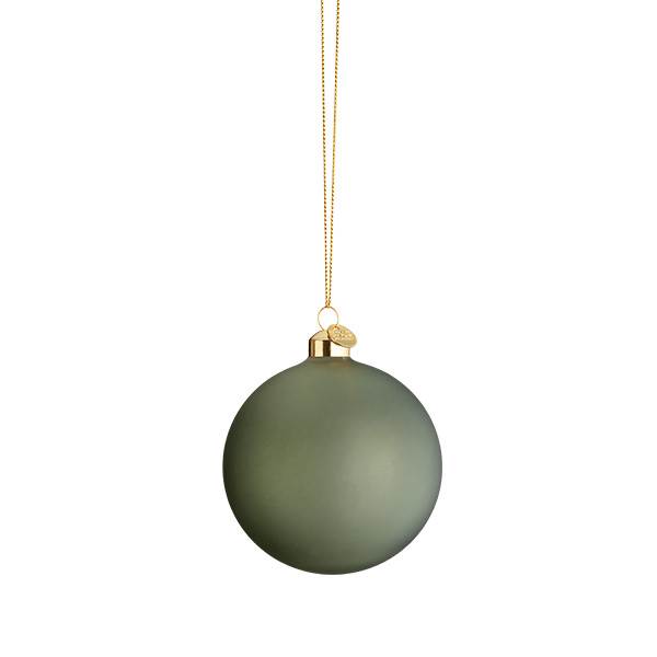 Holmegaard Souvenir julekugle Ø8 cm - Grøn  : Erling Christensen Møbler