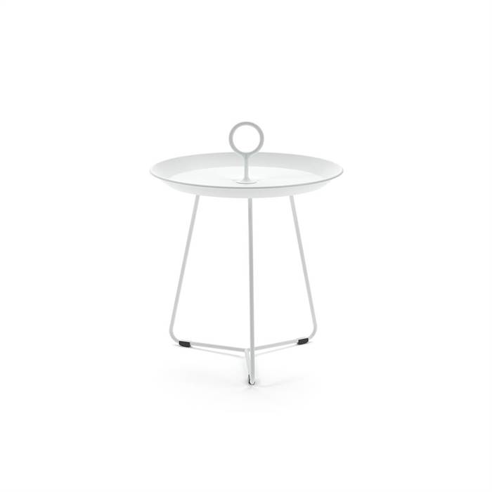 HOUE EYELET sidebord - Ø45 cm - Muted white  : Erling Christensen Møbler