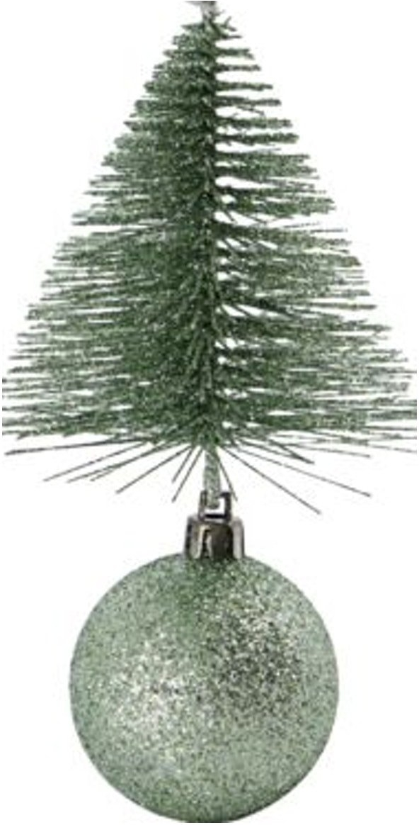 Ornament juletræspynt House Doctor Ornament-serie grøn Ø8 x H15 cm