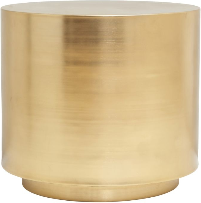 Sidebord House Doctor Step messing jern Ø50 x H45,7 cm  -  sofabord, natbord og småbord til stue