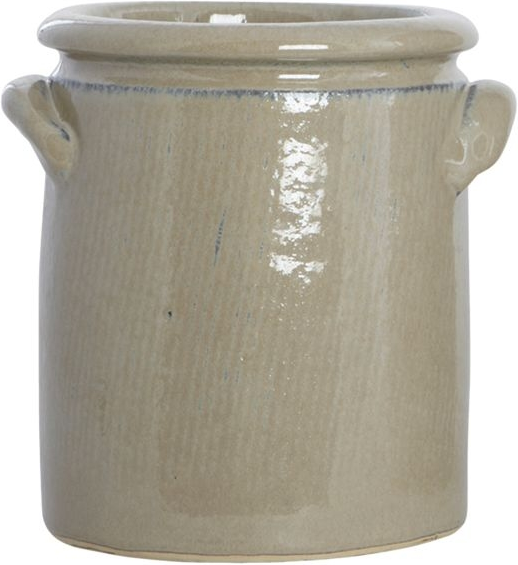 Urtepotte House Doctor Pottery S sandfarvet glasur Ø14 x H15 cm