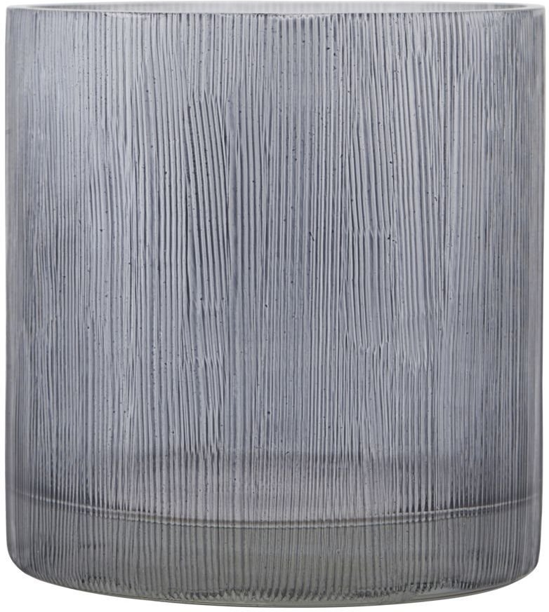 Fyrfadsstage House Doctor Details grå glas Ø7,5 x H8 cm