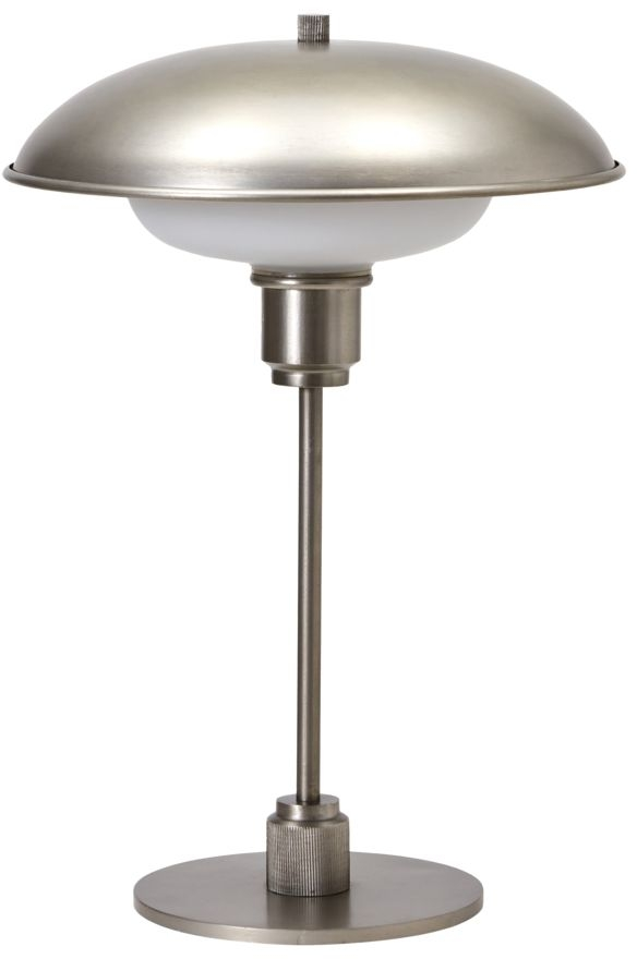 House Doctor bordlampe Boston i jern og glas Ø30 x H42 cm gunmetal industrielt design