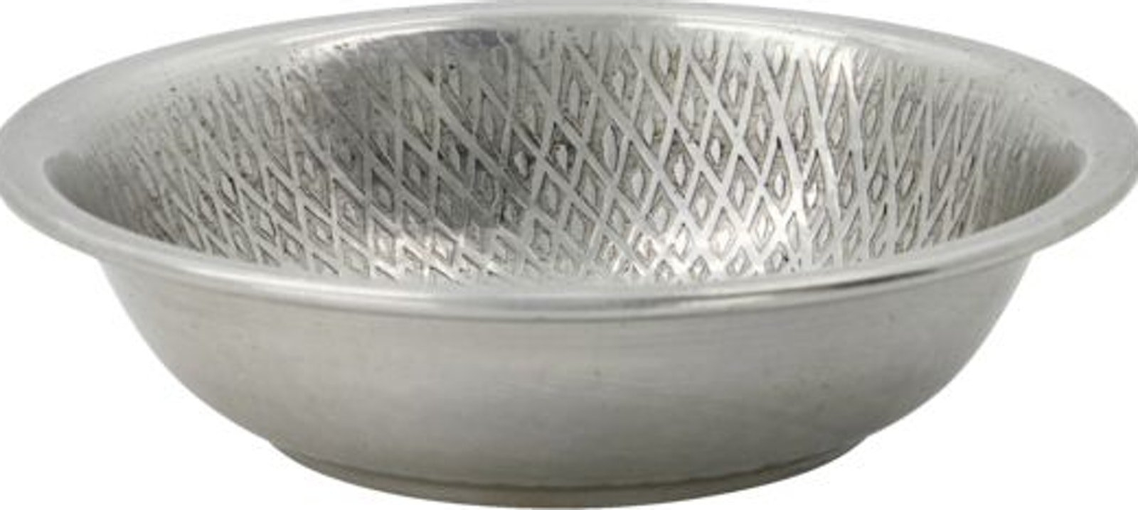 Dekorationsbakke House Doctor Tura aluminium antik sølv Ø12 x H4 cm