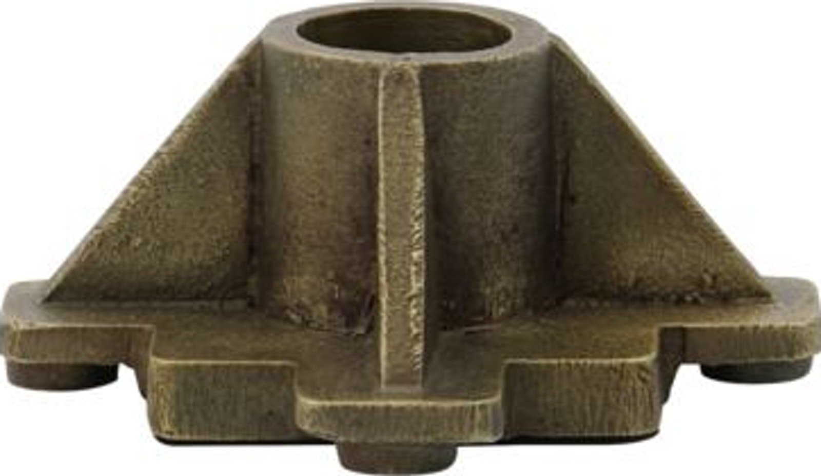 Lysestage/lysholder House Doctor Castle antik messing aluminium H3,5 x B8,8xL8,8 cm